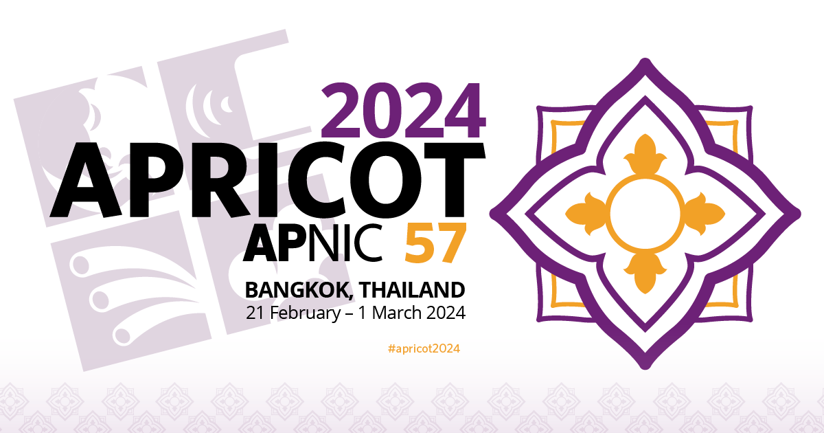 Banner image for Join us online for APRICOT 2024 article.