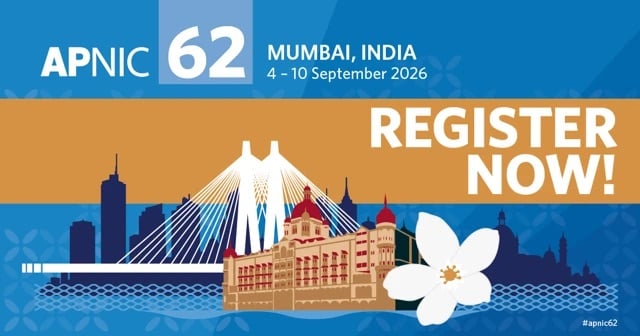 Banner image for Join us online for APNIC 62. article.